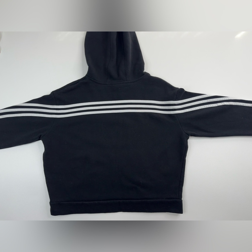 Adidas Sport Crop Girls 3 Stripe Goodie Size 14 - Picture 8 of 9